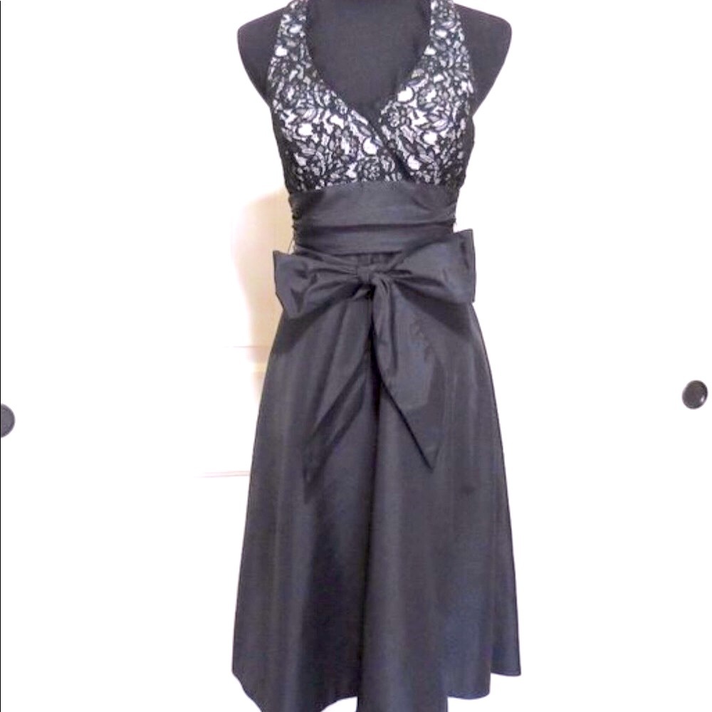 White House Black Market Formal Halter Prom Size12